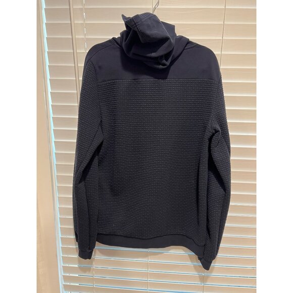 Scotch & Soda Men's Navy Textured Hooded Sweater - Size - Picture 5 of 5